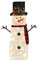 Bonnlo 92cm LED Schneemann Deko, Weihnachtsdeko Aussen & Innen, Würfel-Schneemann Figur mit 75 LEDs, Beleuchtete Weihnachtsfigur mit Bodenpfählen, Weihnachtsbeleuchtung für Garten Balkon