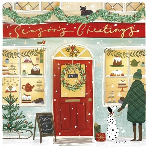 Pack of 6 Season's Greetings Festive Charity Christmas Cards Multiple Charities 559143