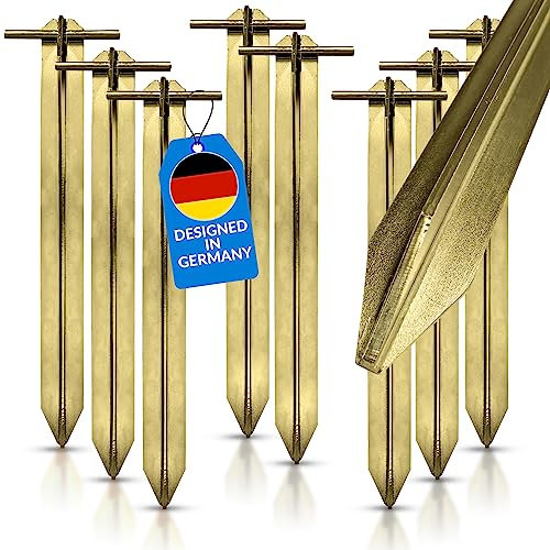 8X Stück Bodenanker Trampolin Erdanker stabile Zelt & Tranpolin - Heringe für sicheres Camping und Outdoor-Erlebnisse -[Extra Starke Schweißnähte] Länge 30 cm Inkl. E-Boch