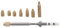 TS100 TS101 Soldering Iron Tips, Brass Material, M2 M3 M4 M5 M6 M7 M8 Thread Size, Heat Set Insert Tips, Compatible for 3D Printer Accessories