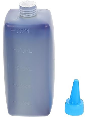 Spezialtinte für Whiteboard Marker Nachfüllflasche 500ml Blau | 1 Stück, Einfache Anwendung für Schule und Büro, Praktische Nachfüllung mit Glatter Tintenführung Zufällige Farbe