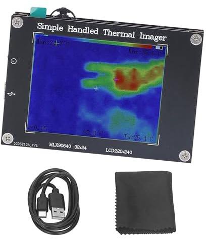 Facile porti la macchina fotografica ricaricabile di registrazione di immagini termiche con funzione di memorizzazione di USB & risoluzione 240x320 per vario piccolo dispositivo di imaging termico