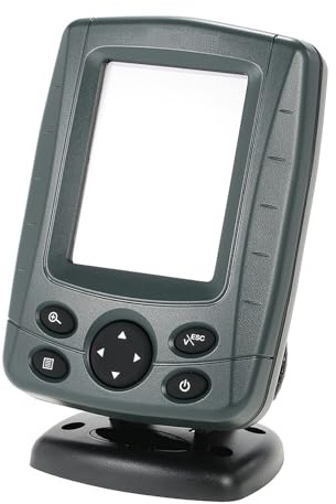 Fischfinder Sonarsensor Detektor Tiefenmesser Echolot FishFinder Alarm Tragbares 3,5-Zoll-LCD 14-Sprachen-Version