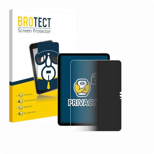 BROTECT Anti-Spy Blickschutzfolie für Apple iPad Air 11 M4 2026 (Hochformat) Privacy Screen Protector [Displayschutz, Sichtschutz]
