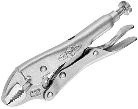 Irwin Vise Grip 5WR Gripzange 125mm, gebogene Backen, Spannweite 29mm, Drahtschneider, T0902EL4