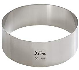Decora 0063714 Cerchio Inox Ø 14 X H 4,5 Cm