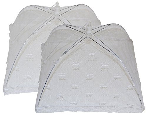 all-around24 Fliegenhaube/Speiseschir/Abdeckhaube/Lebensmittel - Schirm (2 Stück)