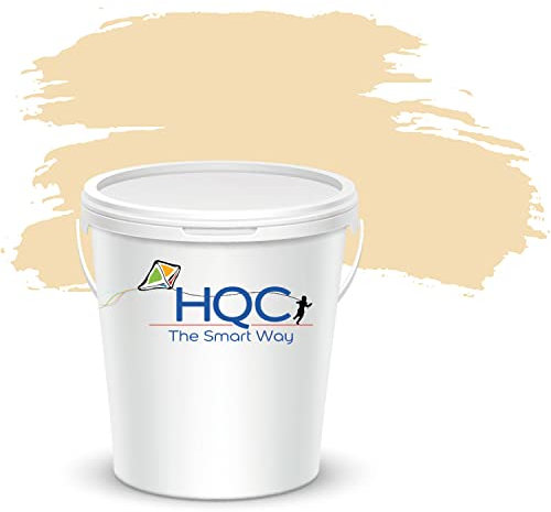 HQC Fence and Garden Paint | Furniture, Shed, Wood, Outdoor Paint | Garden Fence | Quick-Drying | 2.5L Light Beige