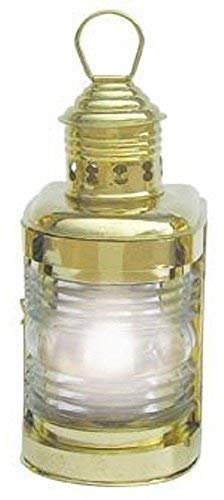 linoows Topplaterne, Mastlampe, Elektro Lampe, Maritime Schiffslaterne Messing