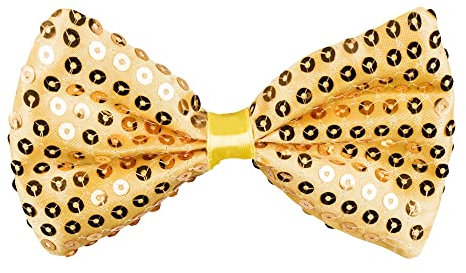 Boland - Fliege mit Pailletten, Accessoire, Disco, Party, Kostüm, Karneval, Mottoparty