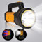 MAYTHANK Super Bright Rechargeable Led Torch with Lantern, Large Capacity Long Lasting, High Power High Lumens Portable Handheld Spotlight Flashlight, Powerful Searchlight,for Home Camping