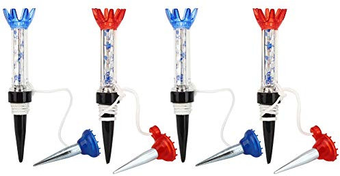 Alomejor 4 Stück Tees Set Magnetische Feder Golfball Tee Nägel Step Down Golfball Tee