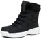 Donne Inverno Stivali Caldo Scarpe Neve Boots Flat Pelliccia Foderata Stivaletti Antiscivolo Breve Walking All'aperto Casual Comoda,nero,42