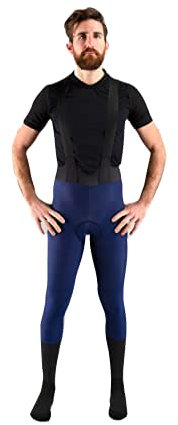 PISSEI Monviso Culotte Ciclismo, Blu, XL Unisex-Adulto