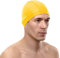 AqtivAqua Badekappe Herren Damen Mädchen Jungen Kinder Spandex Stoff Schwimmkappe Badekappen Schwimmhaube (Farbe Gelbe, Erwachsenengröße)
