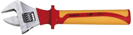 SATA Rollgabelschlüssell VDE, verstellbar, 36,6 mm, 260 mm ST47103SC (Einmaulschlüssel Rollgabelschlüssel)