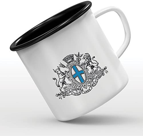 Mygoodprice MUG tasse émaillée au motif Marseille Blason