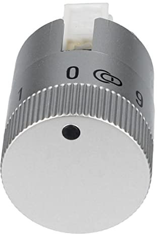 easyPART Kompatibel/Ersatz für BOSCH 00428972 Knebel Zweikreis Drehgriff Knopf versenkbar Kochfeld Siemens