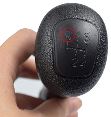 LINEAW Automatik Schaltknauf Schaltknauf 4-Gang 5-Gang Hebel Stick Shifter Für Mercedes Für Benz W123 W124 W126 W140 W190 W201 W202 Car Styling Schalthebel (Farbe : R 4-On)