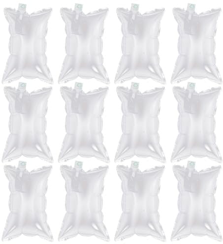 Clear Wrapping 30pcs Air Bag Inflatable Air Packaging Air Pillows Film Air Cushion Film Roll Blocking Wrap for Shipping Packaging 20x30cm