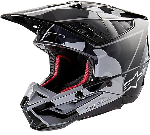 Alpinestars Motocross-Helm S-M5 Schwarz Gr. L