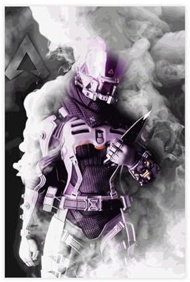 OakiTa Game Apex Legends Wraith Poster (2) Leinwand Poster Wandkunst Dekor Druck Bild Gemälde für Wohnzimmer Schlafzimmer Dekoration ungerahmt 20 x 30 cm