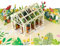 3D-Pop Up Karte Grußkarte Blume Haus Garten, Urlaubskarte, Segenskarte, Geburtstagskarte für Mütter, Mädchen und Damen, Geeignet für Thanksgiving, Muttertag Schenken