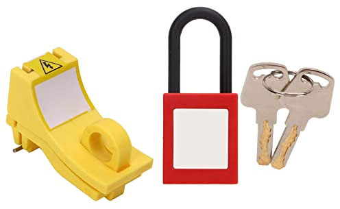 Kit de cadenas de consignation et d'étiquetage, cadenas de consignation et d'étiquetage universel pour disjoncteur résistant à la chaleur pour l'industrie et l'énergie électrique
