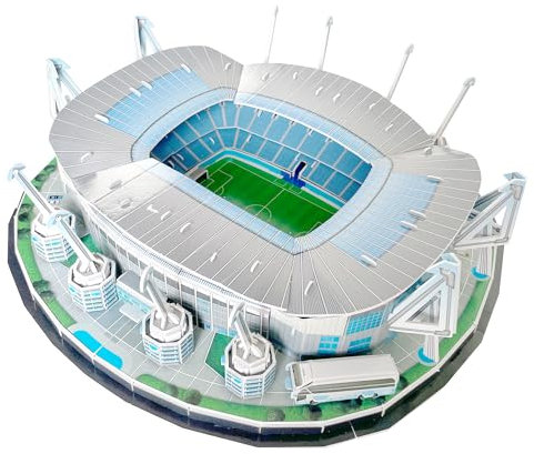 Habarri Etihad Stadion Puzzle 3D - 3D Puzzle-Stadion - 3D Fußballstadion für Kinder und Erwachsene - Modell eines Fußballstadions - Modellbau - 104 Elemente