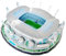 Habarri Etihad Stadion Puzzle 3D - 3D Puzzle-Stadion - 3D Fußballstadion für Kinder und Erwachsene - Modell eines Fußballstadions - Modellbau - 104 Elemente
