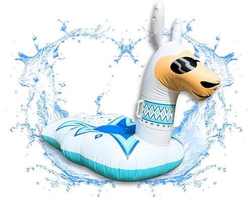 XXL Schwimmtier - Lama - Luftmatratze fürs Wasser - Pool Spielzeug für Kinder - aufblasbare Tiere für den Pool - Wassertiere aufblasbar - Schwimmtiere für den Pool - Pool Tiere