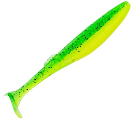 Rapala CrushCity The Kickman - Gummifische, Länge/Gewicht/Packungsinhalt:7.5cm / 3g / 9, Farbe:Lime Chartreuse