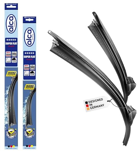 alca® Scheibenwischer passend für RENAULT MEGANE E-TECH (11.2021-05.2026) SUPER FLAT Flachbalkenwischer