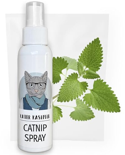 Kater Kasimir XL-Flasche Katzenminze Spray für Kratzbaum, 100% natürlich ohne Zusatzstoffe, Catnip Spray
