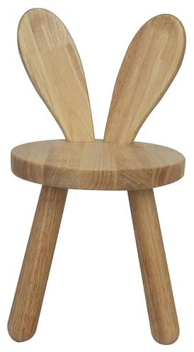 Kinderstuhl Holz KS1 Massivholz Hocker Hasenohren
