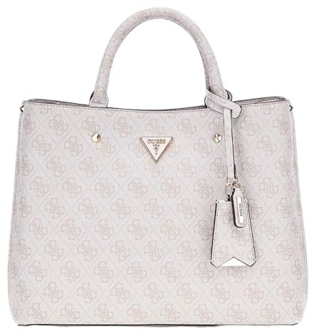 GUESS Meridian Girlfriend Satchel Dove Logo