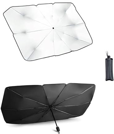 TEMPO DI SALDI Paraguas Parasol Universal para Coche Parabrisas Plegable protección Rayos UV