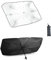 TEMPO DI SALDI Paraguas Parasol Universal para Coche Parabrisas Plegable protección Rayos UV