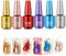 Allbestaye 8ml Polish Mirror Nail Polish, Quick Drying Long Lasting Metal Nail Varnishes, Metallic Glitter Nail Polish, No UV Lamp Curing (6 colors set)