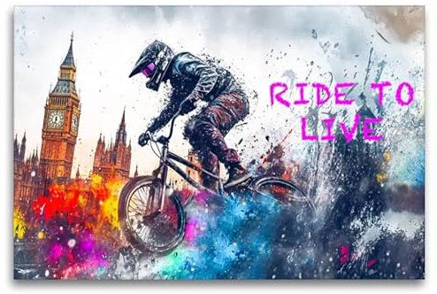 CALVENDO Premium Textil-Leinwand 120 x 80 cm Querformat Live | Wandbild, HD-Bild auf Keilrahmen, Wanddekoration, Kunstdruck von Dirk Meutzner