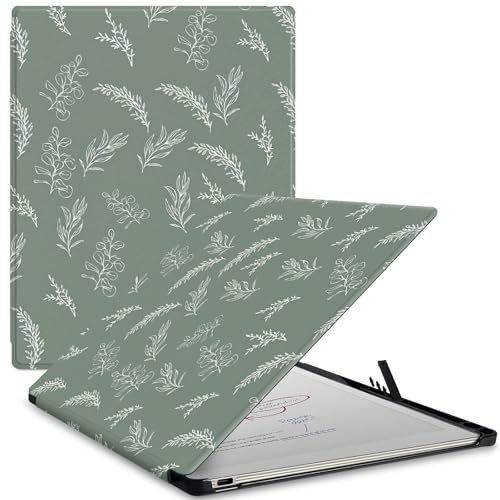 Aippdo Case for Remarkable Paper Pro Tablet 11.8 (Released in 2024), Hard Back Shell Protective Book Folio Cover with Built-in Pen Holder, with Auto Sleep/Wake Function.