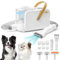 ITBABY Aspirateur de toilettage pour chien, kit de toilettage pour chien de 2 l, aspirateur de toilettage pour animaux de compagnie avec brosse pour meuleuse à ongles,