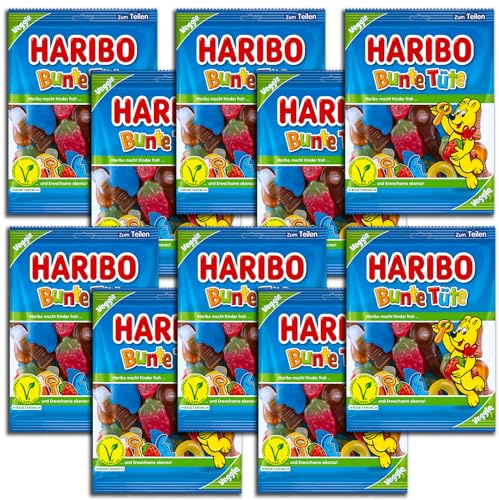 10 er Pack Haribo Bunte Tüte vegetarisch 10 x 175g