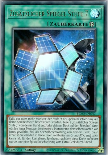 Zusätzlicher Spiegel Stufe 7 - BLMR-DE047 - Ultra Rare - 1. Auflage - Deutsch - Yugioh - Battles of Legend: Monstrous Revenge - mit RC-Fieldcenter