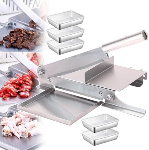 Meat Slicer, Meat Slicer Bone Cutter Saw Machine for Chicken Duck Fish Lamb Beef Vegetables