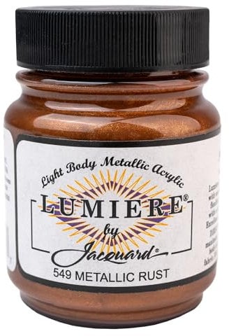 Jacquard Lumiere Paint Metallic Rust 2.25Oz