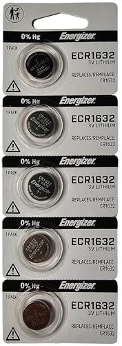 Energizer CR1632 3 Volt Lithium Coin Battery (pack of 5)