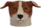 Quail Ceramics Jack Russell Lisse Visage Coquetier – Marron et Blanc