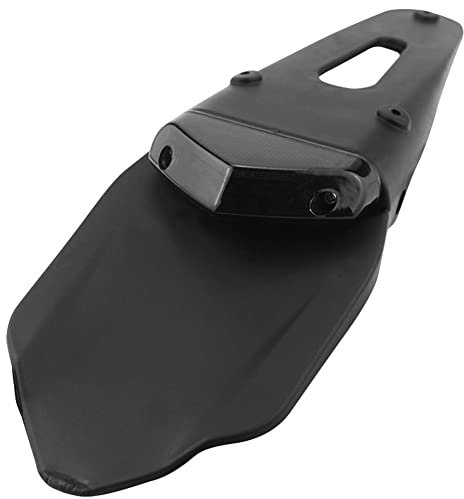 KaTur Schutzblech mit rotem LED-Bremslicht, für hinten, mit Halterung, für Offroad-Motorräder, Motocross, Dirt Bikes (Rauch Glas)