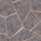 Fine Decor FD42266 Papier peint épais Motif marbre gris anthracite